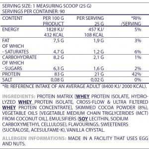 Whey Protein ISO 2270g (Πρωτεΐνη Ορού Γάλακτος)