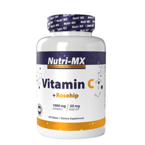 Vitamin C 1000mg + Rose hips powder 50mg  90 tablets