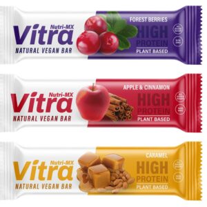 VITRA PROTEIN BAR Box 12pcs (Vegan μπάρες πρωτεΐνης)