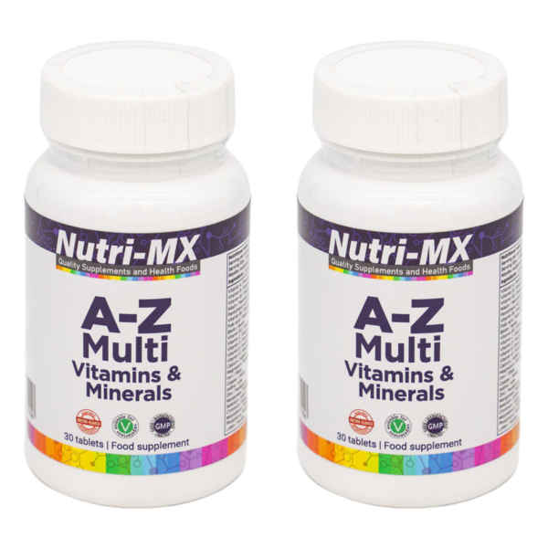 A-Z Multivitamin and Minerals 60 Tabs (Πολυβιταμίνες και Μέταλλα) X 2 Τεμάχια (30Tabs)