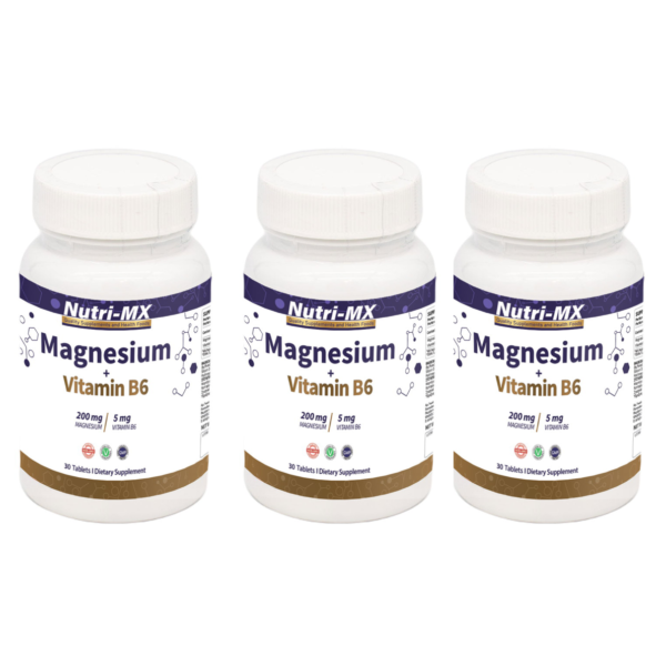 Magnesium + B6 90 tablets (Μαγνήσιο) X 3 Τεμάχια (30Tabs)