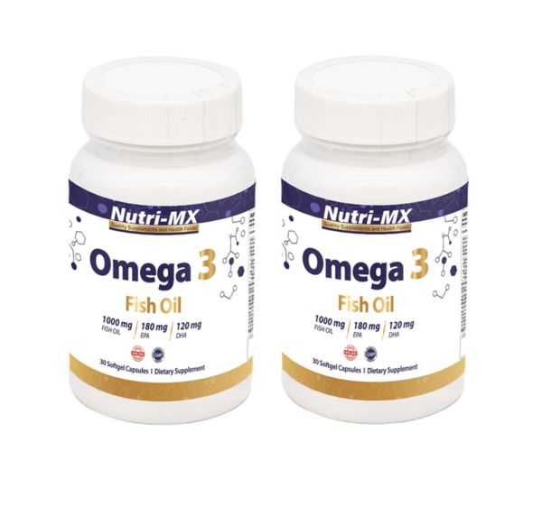 Omega 3 1000mg 60softgel (Ωμέγα 3 Ιχθυέλαιο) X 2 Τεμάχια (30softgel)