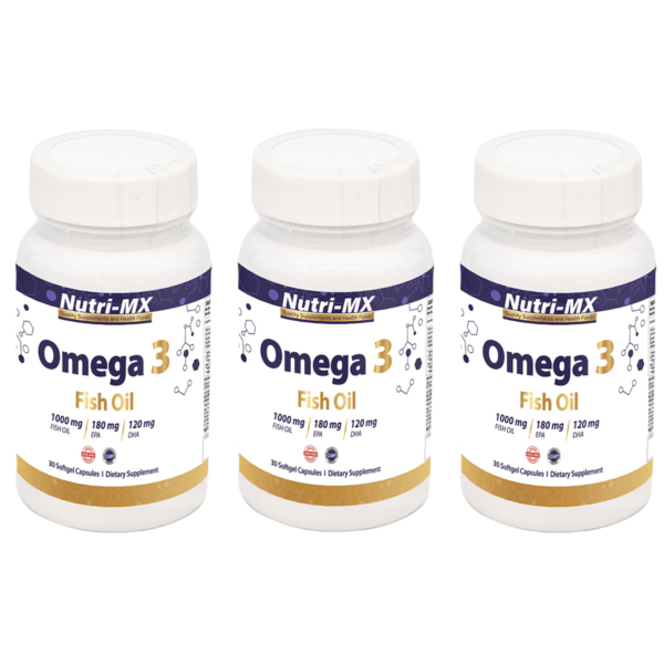 Omega 3 1000mg 90softgel (Ωμέγα 3 Ιχθυέλαιο) X 3 Τεμάχια (30softgel)