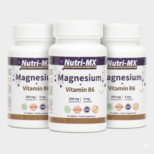 Πακέτο Magnesium + B6 90 tablets (Μαγνήσιο) X 3 Τεμάχια (30Tabs)