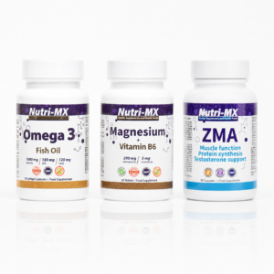 Πακέτο ZMA + Magnesium+B6 + Omega 3