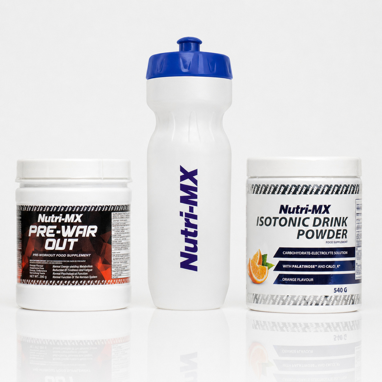 Πακέτο Pre War Out + Isotonic Drink Powder + Water Bottle 700ml